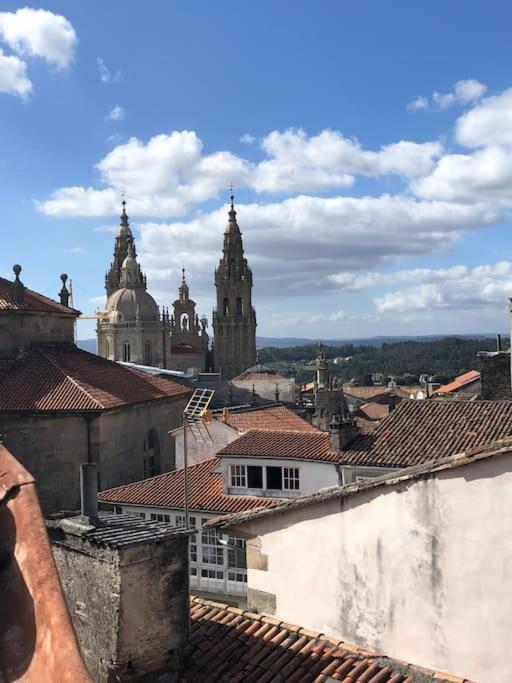 Atico Casco Antiguo En Plaza Cervantes Santiago de Compostela Exteriör bild
