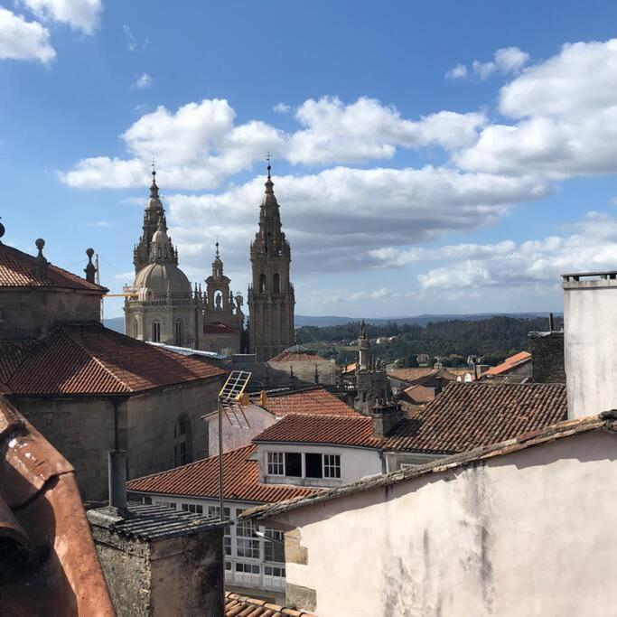 Atico Casco Antiguo En Plaza Cervantes Santiago de Compostela Exteriör bild