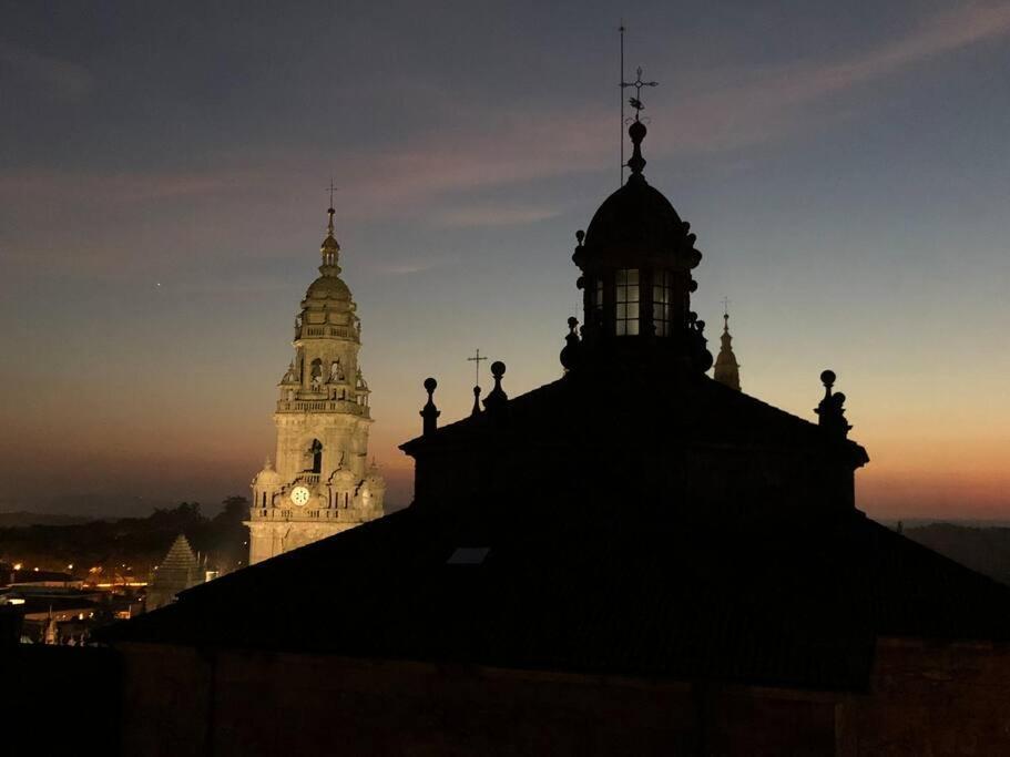 Atico Casco Antiguo En Plaza Cervantes Santiago de Compostela Exteriör bild